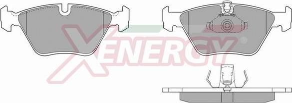 AP XENERGY X40311 - Əyləc altlığı dəsti, əyləc diski furqanavto.az