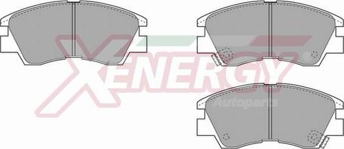 AP XENERGY X40372 - Əyləc altlığı dəsti, əyləc diski furqanavto.az