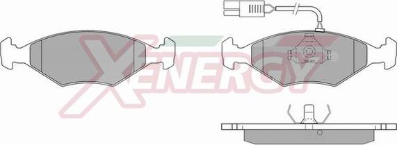 AP XENERGY X40220 - Əyləc altlığı dəsti, əyləc diski furqanavto.az