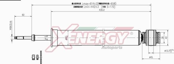 AP XENERGY X487344 - Amortizator furqanavto.az