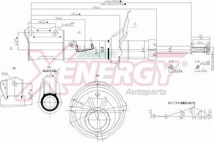 AP XENERGY X500332 - Amortizator furqanavto.az