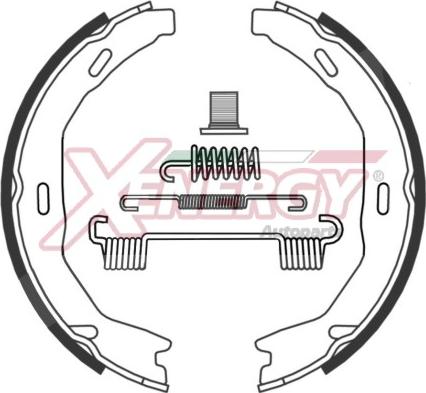 AP XENERGY X50729 - Əyləc başlığı dəsti, dayanacaq əyləci furqanavto.az