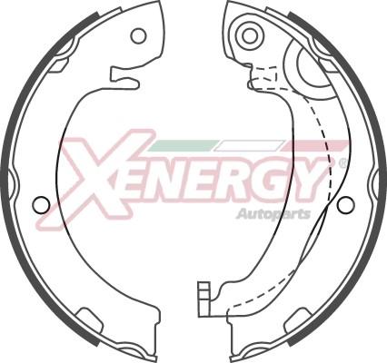 AP XENERGY X50725 - Əyləc başlığı dəsti, dayanacaq əyləci furqanavto.az