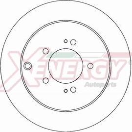 AP XENERGY X601375 - Əyləc Diski furqanavto.az