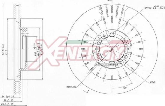 AP XENERGY X602810 - Əyləc Diski furqanavto.az