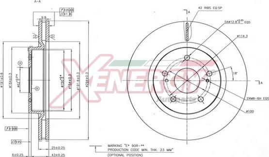 AP XENERGY X602792 - Əyləc Diski furqanavto.az