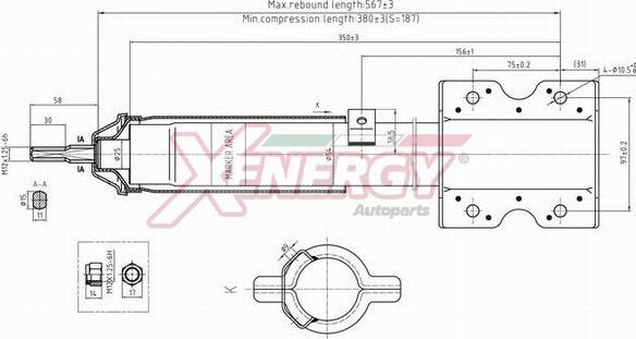 AP XENERGY X001335 - Amortizator furqanavto.az