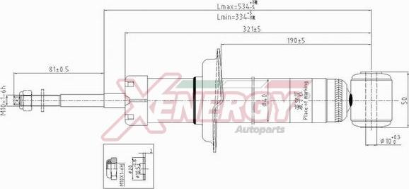 AP XENERGY X007341 - Amortizator furqanavto.az