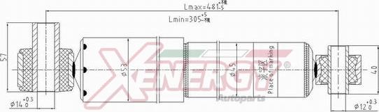 AP XENERGY X080349 - Amortizator furqanavto.az