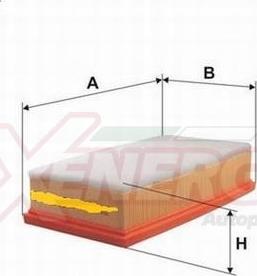 AP XENERGY X1590903 - Hava filtri furqanavto.az