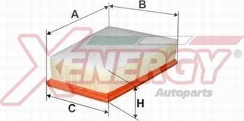 AP XENERGY X1591854 - Hava filtri furqanavto.az