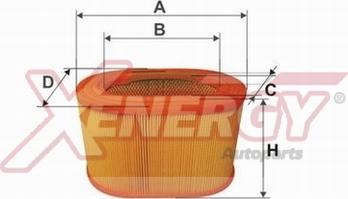 AP XENERGY X1593331 - Hava filtri furqanavto.az