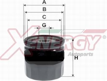 AP XENERGY X1541500 - Yağ filtri furqanavto.az