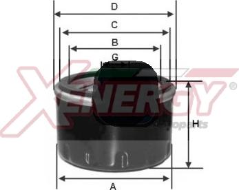 AP XENERGY X1514300 - Yağ filtri furqanavto.az