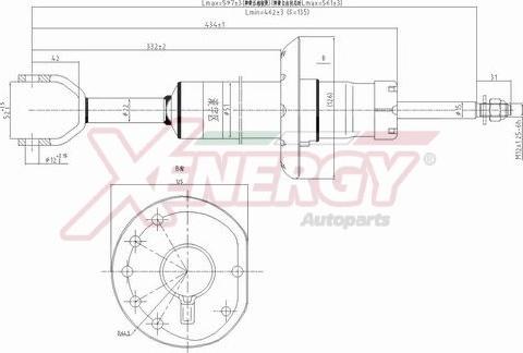 AP XENERGY X842341 - Amortizator furqanavto.az