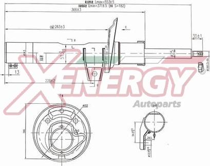 AP XENERGY X8000335 - Amortizator furqanavto.az