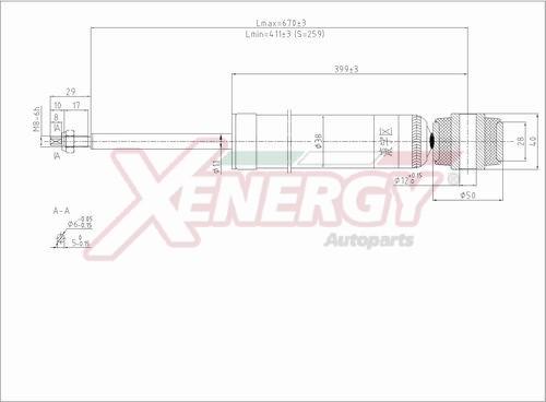 AP XENERGY X8002343 - Amortizator furqanavto.az