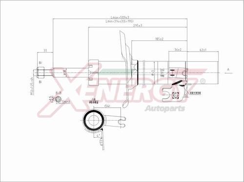 AP XENERGY X807332 - Amortizator furqanavto.az