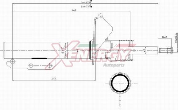 AP XENERGY X826333 - Amortizator furqanavto.az