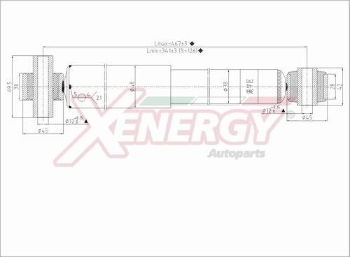 AP XENERGY X358553 - Amortizator furqanavto.az