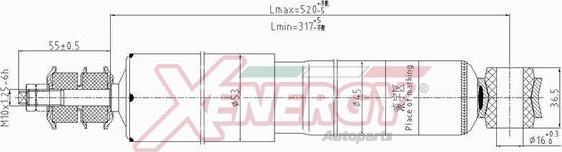 AP XENERGY X310344 - Amortizator furqanavto.az