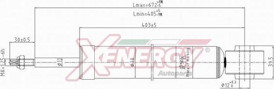 AP XENERGY X379553 - Amortizator furqanavto.az