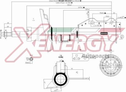 AP XENERGY X371339 - Amortizator furqanavto.az