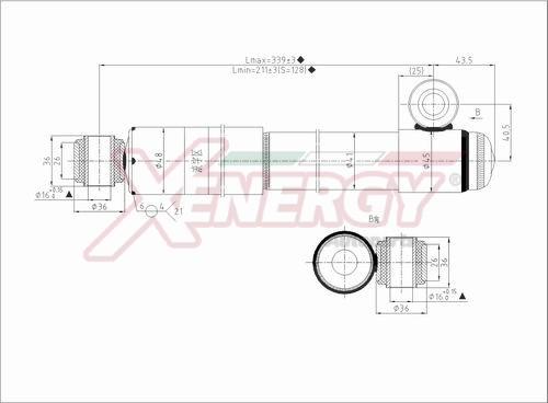 AP XENERGY X210341 - Amortizator furqanavto.az