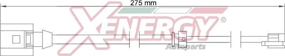 AP XENERGY X70348 - Xəbərdarlıq Kontakt, əyləc padinin aşınması furqanavto.az