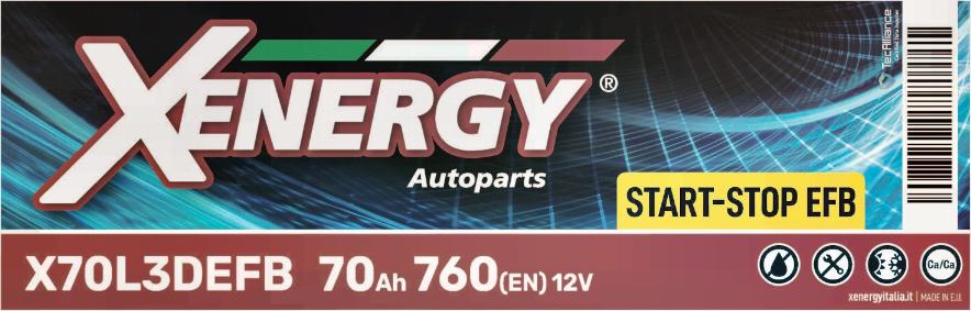 AP XENERGY X70L3DEFB - Başlanğıc batareyası furqanavto.az