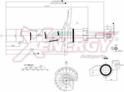 AP XENERGY X720339 - Amortizator furqanavto.az