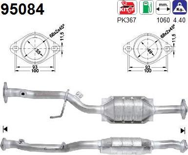 AS 95084 - Katalitik çevirici furqanavto.az