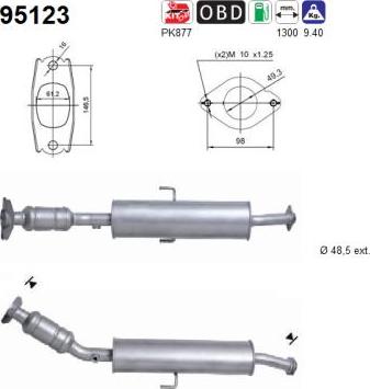 AS 95123 - Katalitik çevirici furqanavto.az