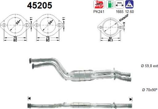 AS 45205 - Katalitik çevirici furqanavto.az