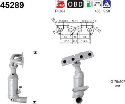 AS 45289 - Katalitik çevirici furqanavto.az