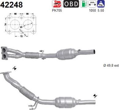 AS 42248 - Katalitik çevirici furqanavto.az