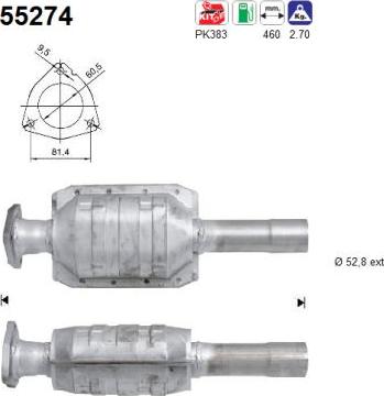 AS 55274 - Katalitik çevirici furqanavto.az