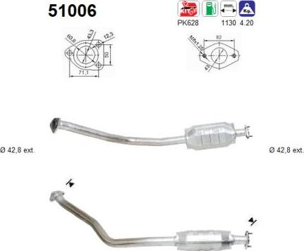 AS 51006 - Katalitik çevirici furqanavto.az