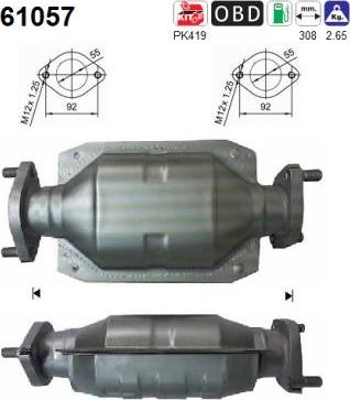 AS 61057 - Katalitik çevirici furqanavto.az