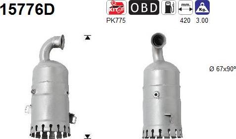 AS 15776D - Katalitik çevirici furqanavto.az