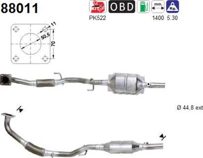 AS 88011 - Katalitik çevirici furqanavto.az