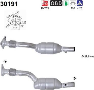 AS 30191 - Katalitik çevirici furqanavto.az