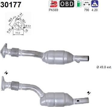 AS 30177 - Katalitik çevirici furqanavto.az