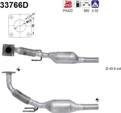 AS 33766D - Katalitik çevirici furqanavto.az