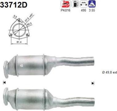 AS 33712D - Katalitik çevirici furqanavto.az