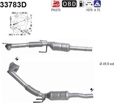 AS 33783D - Katalitik çevirici furqanavto.az