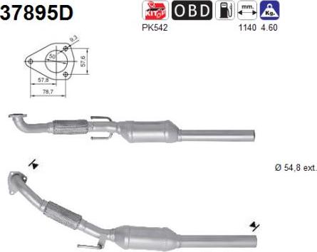 AS 37895D - Katalitik çevirici furqanavto.az