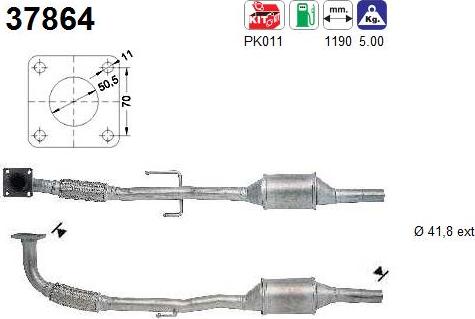 AS 37864 - Katalitik çevirici furqanavto.az