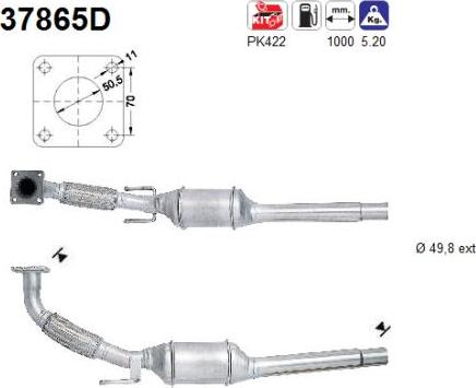 AS 37865D - Katalitik çevirici furqanavto.az