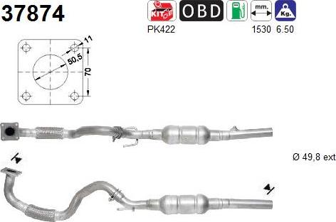 AS 37874 - Katalitik çevirici furqanavto.az